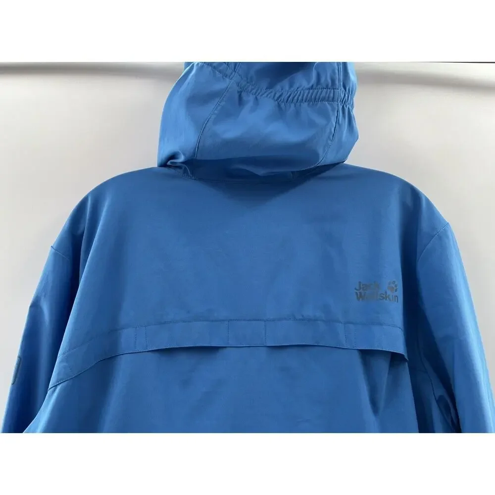 Jack Wolfskin Men’s Long Sleeve Zip Front Jacket Unlined Blue Size Large EUC